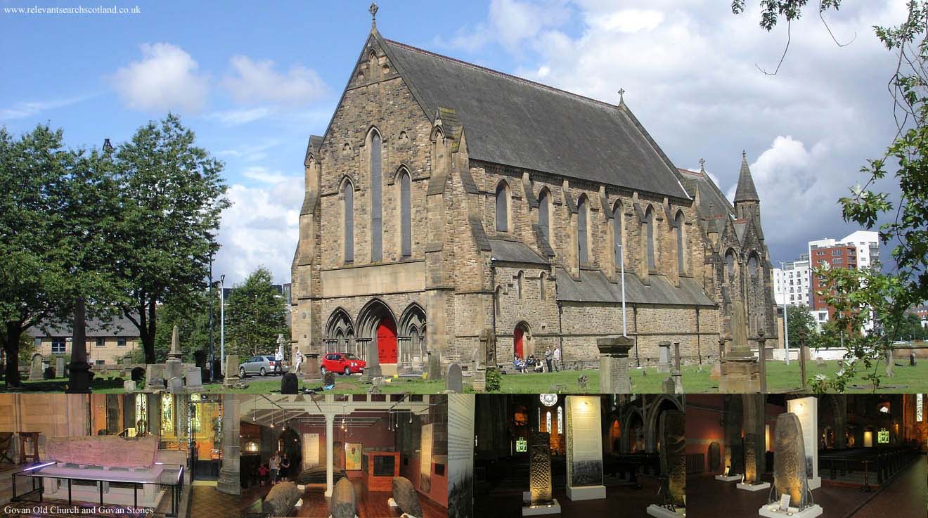 Govan Old Church & Govan Stones in Glasgow