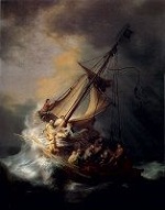 The Storm on the Sea of Galilee by Rembrandt