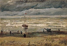View of the Sea at Scheveningen by Van Gogh