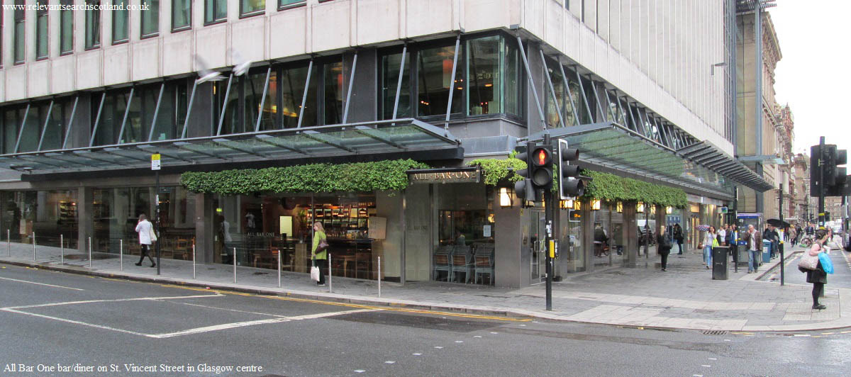 Square Bar Diners Glasgow