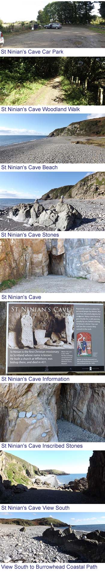 St Ninian's Cave Images