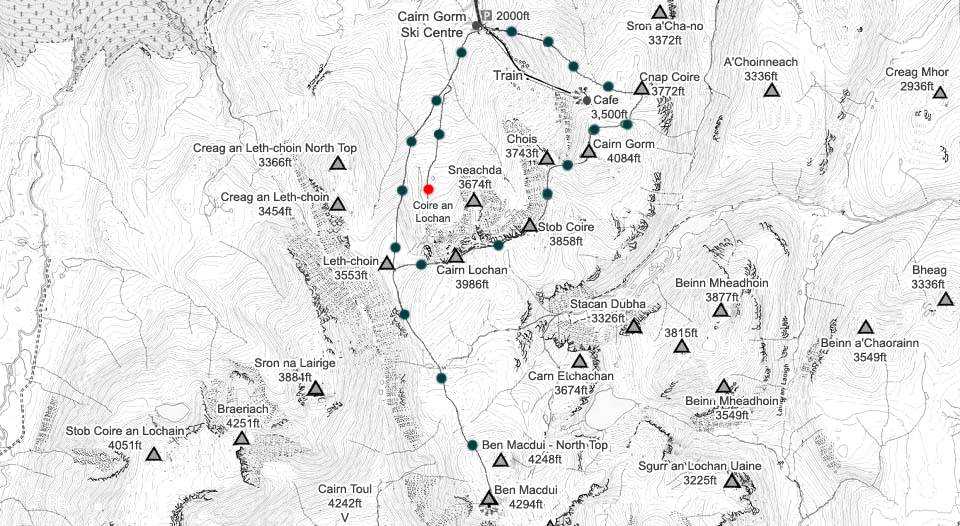 Cairn Gorm Map image