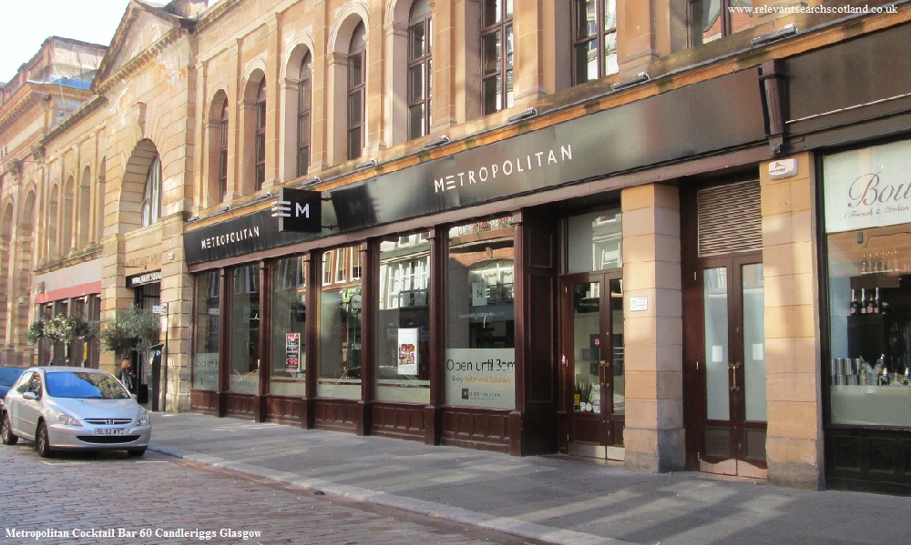 Merchant City Bar Diners Glasgow