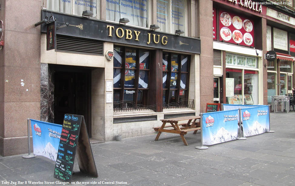 Central Station Bar Diners Glasgow