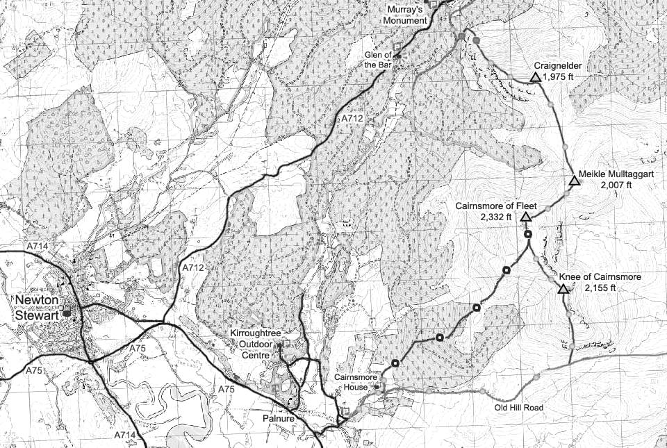 Cairnsmore of Fleet map image