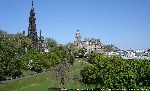 Scott Monument in Princes Street Gardens Edinburgh image