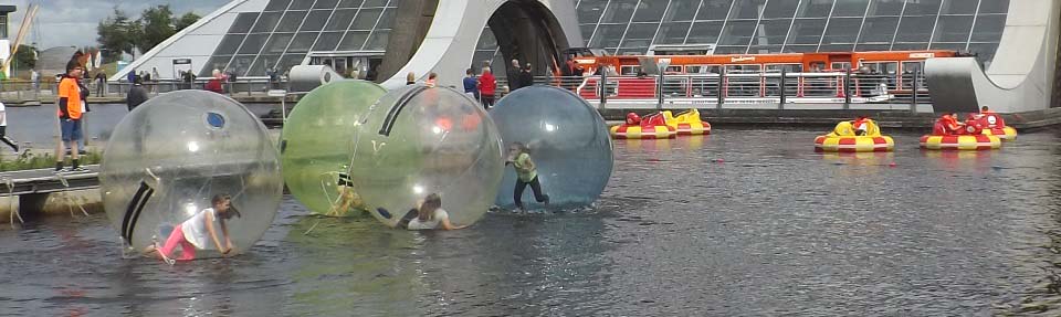 Falkirk Wheel Water Walking Balls image