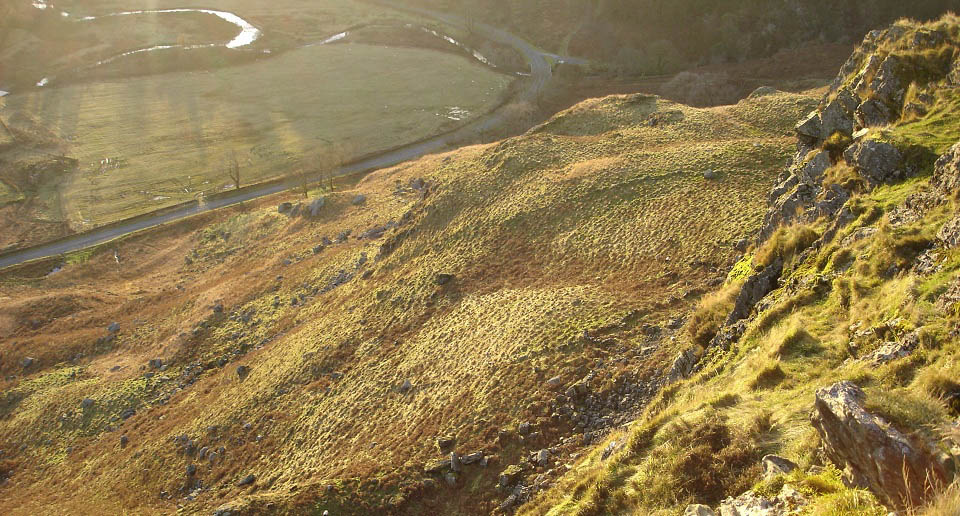 Craigdews Hill view down image