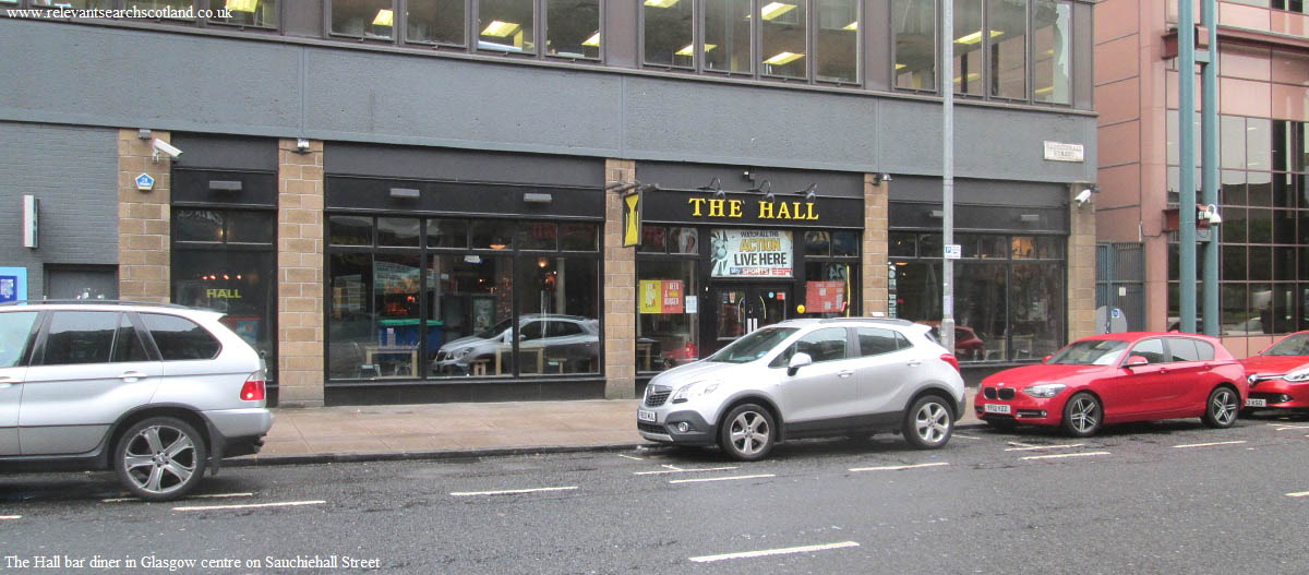 Sauchiehall Street Bar Diners Glasgow