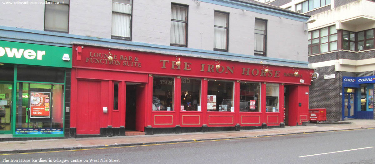 Glasgow Bar Diners Various Areas